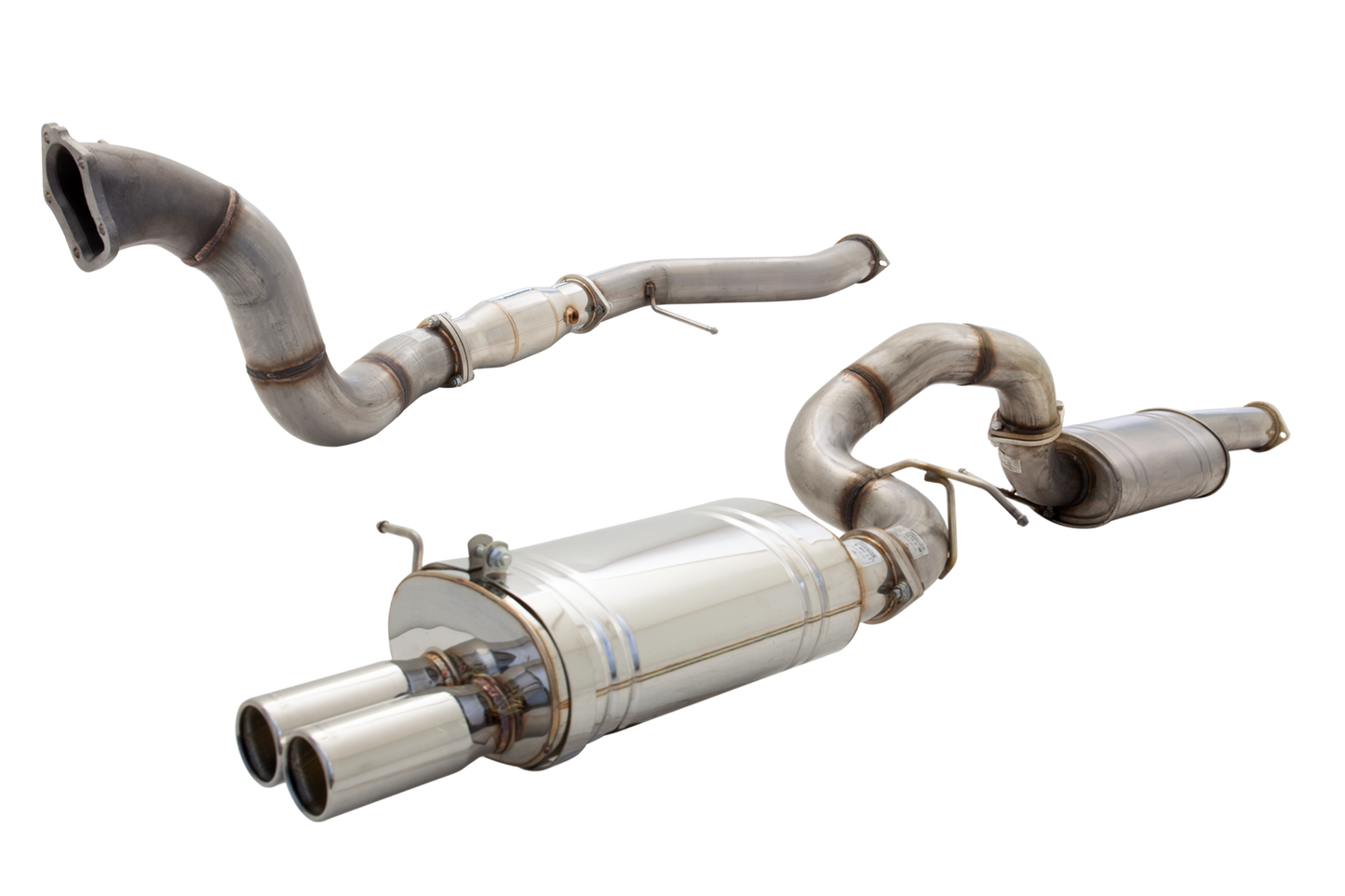 XFORCE FALCON BA BF XR6 TURBO BACK EXHAUST KIT 4" STAINLESS UNPOLISHED