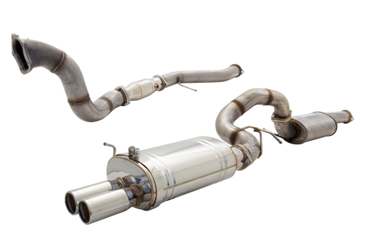 XFORCE FALCON BA BF XR6 TURBO BACK EXHAUST KIT 4" STAINLESS UNPOLISHED