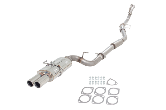 Nissan S15 3' Turbo Back System With Polished Twin Tip Rear