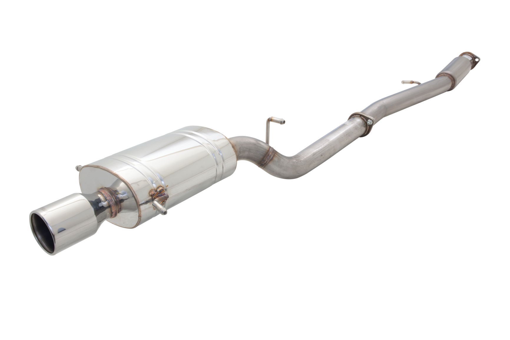 Subaru WRX Cat Back With Oval Single Outlet Muffler-1