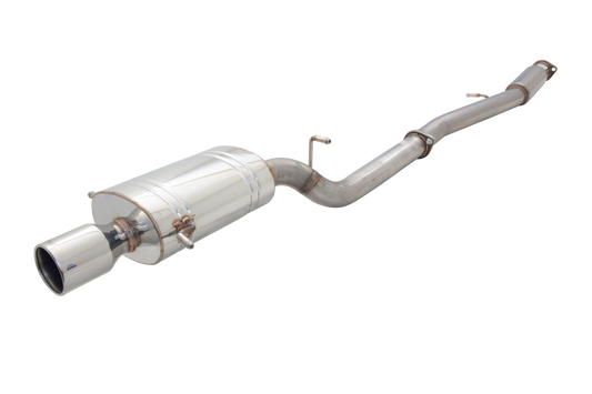 Subaru WRX Cat Back With Oval Single Outlet Muffler