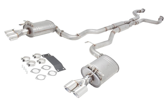 XFORCE 3"  EXHAUST KIT HOLDEN COMMODORE VE VF V8 STAINLESS UNPOLISHED