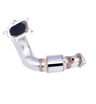 XFORCE MAZDA 3 MPS 2006-13 EXHAUST FRONT PIPE W/CAT BK/BL-1