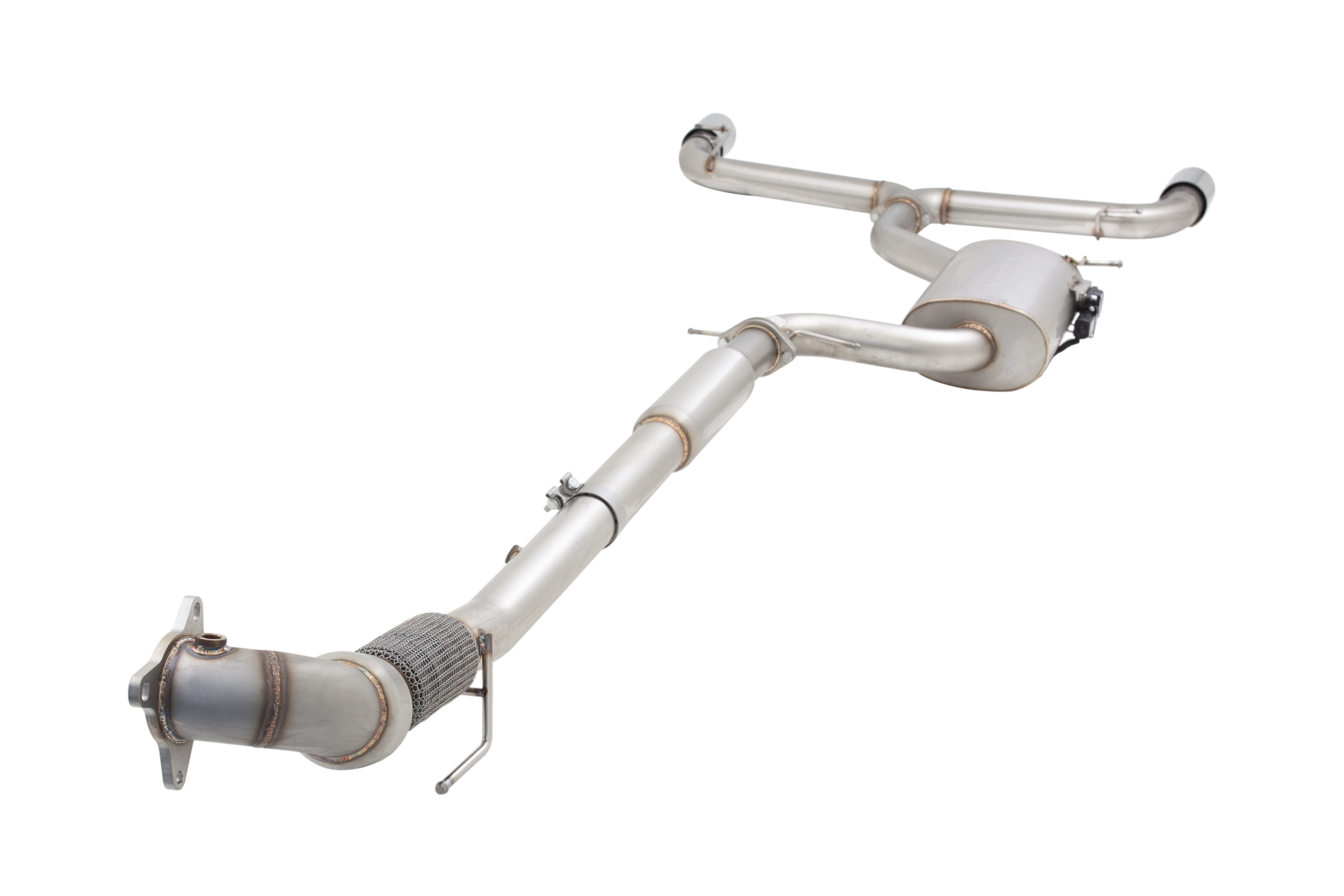 VW MK6 Varex Valved Turbo Back Exhaust System-1