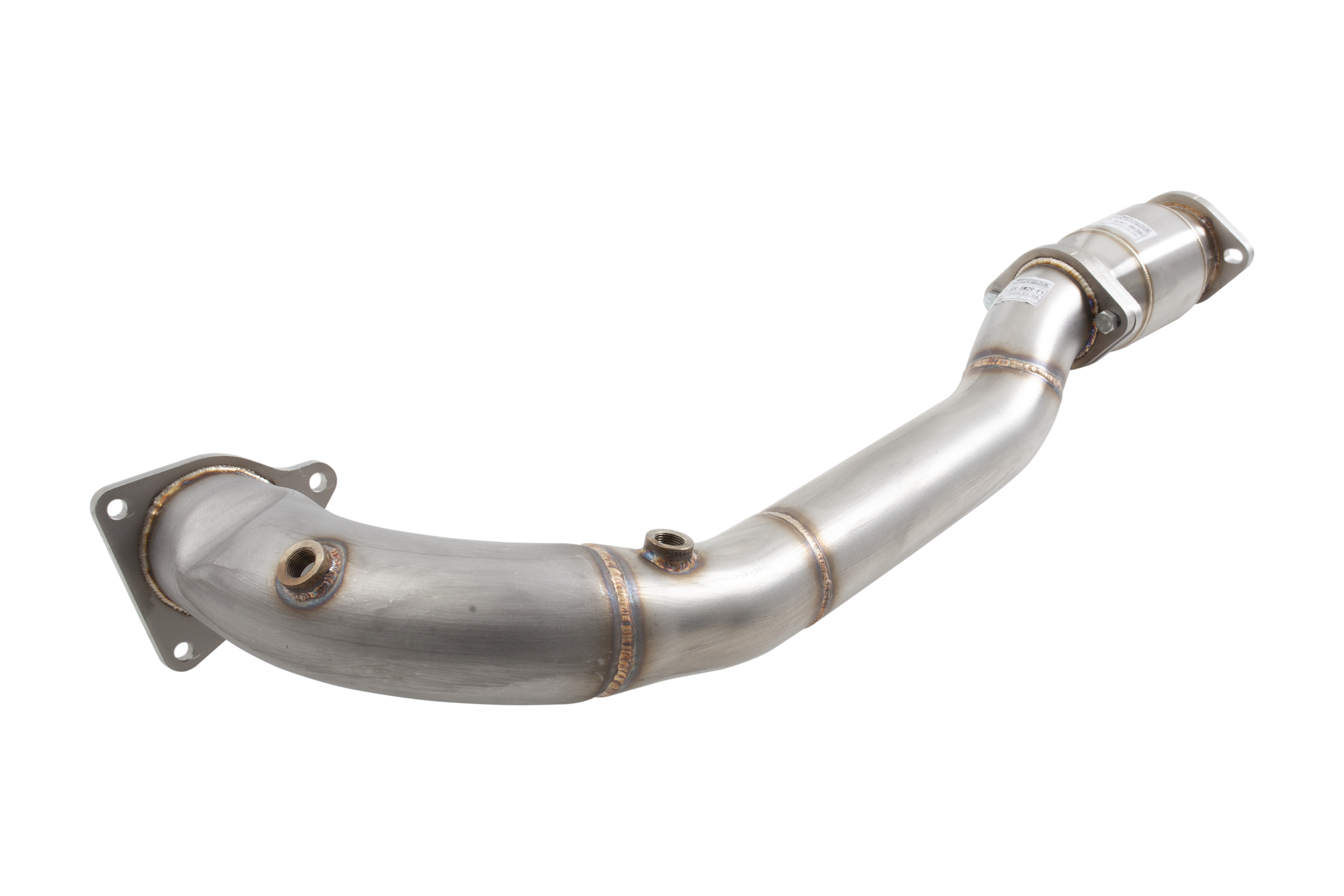 Subaru VB WRX Turbo Exhaust Downpipe with Hi Flow Catalytic Converter-1