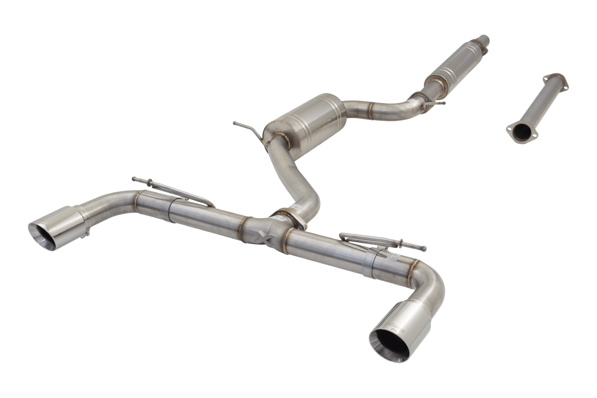 VW GOLF GTI MK7 to MK8 Cat Back Exhaust System-1