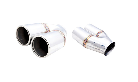 MUFFLER CHROME TIP TWIN 3" Tips