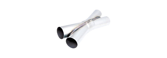 2.5" X-Pipe in 304 Stainless Steel