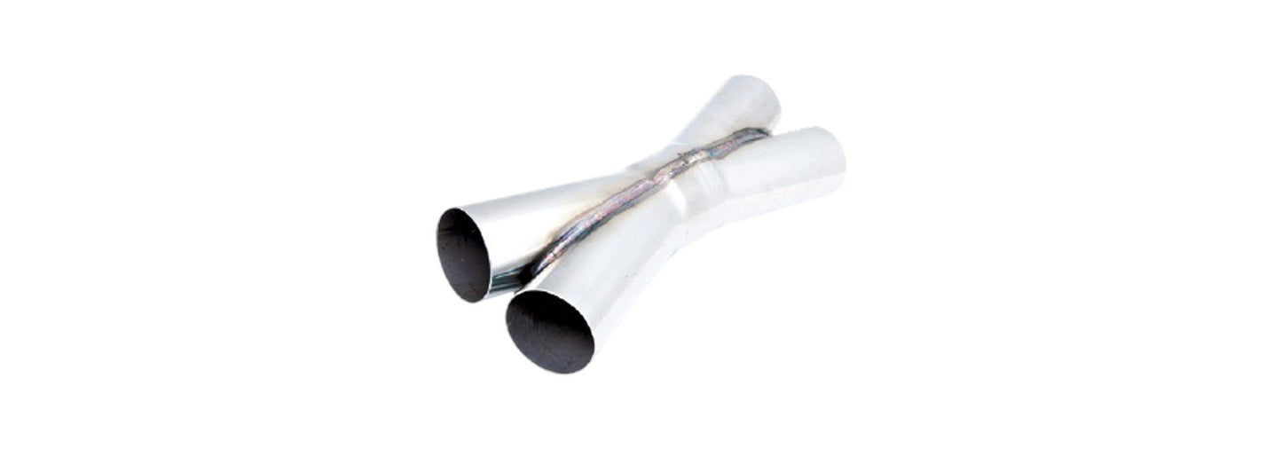 3" X-Pipe in 304 Stainless Steel